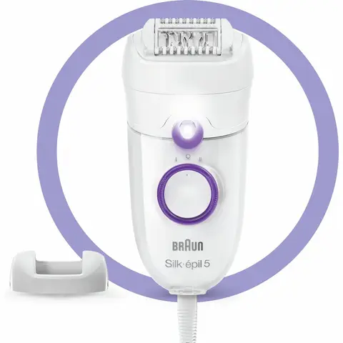 Braun Silk-épil 5 5-505P Epilator wit/lila