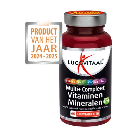 Lucovitaal Multivitaminen compleet met vitaminen & mineraalstoffen - kauwtablet -