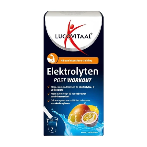 Lucovitaal Electrolyten post-workout portiezakjes