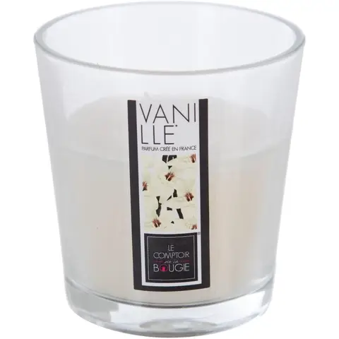Duftkerze im Glas - 90 g - Vanille