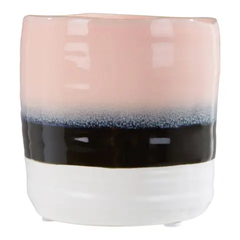 Interiors by Premier Indoor Planter Caldera Dip Dye Ceramic Pink Small