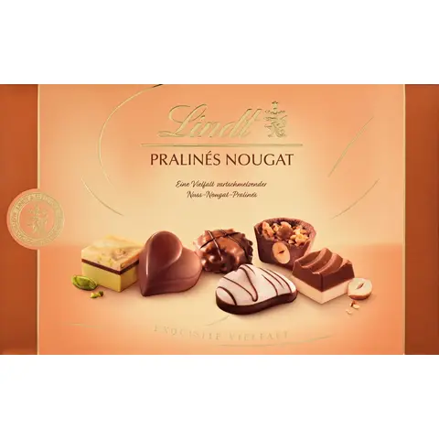 Lindt Pralinés Nougat für Kenner, 200 g