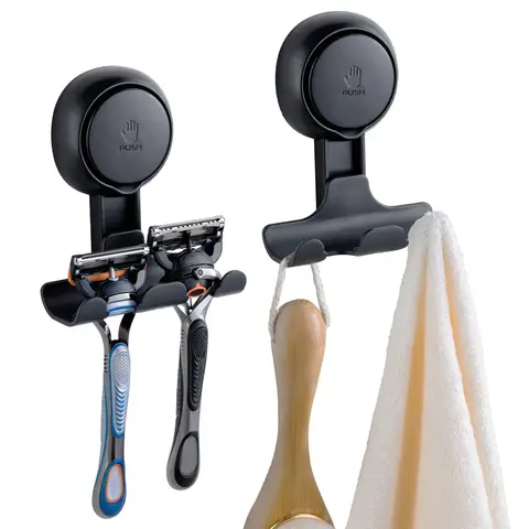 TAILI Duschgriff mit Nachglow, 16,8‑Zoll, Duschgriffe und Duschstangen für Badezimmer und Dusche, für Senioren und ältere Menschen, abnehmbar, ohne Bohren, wasserdicht, Grau