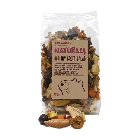 Rosewood Naturals Healthy Fruit Salad Small Animal Treats, 125g