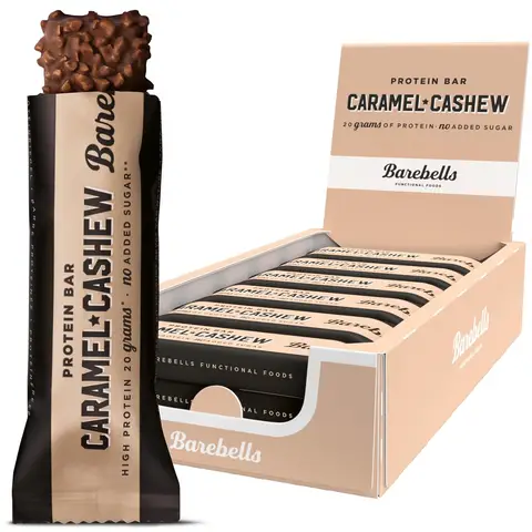 Barebells Protein Bar - 12 x 55 g - Caramel & Cashew