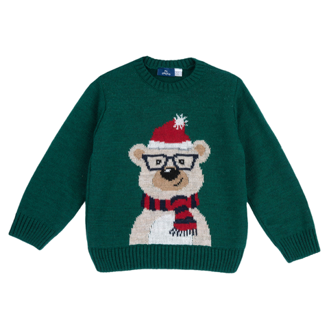 CHICCO Abbigliamento trui - Maat 80 - mediumgroen