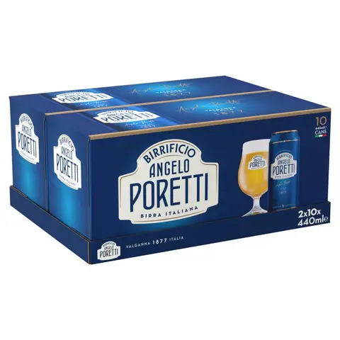 Birrificio Angelo Poretti Premium Lager 10Pk - 4.8% 10X440ml