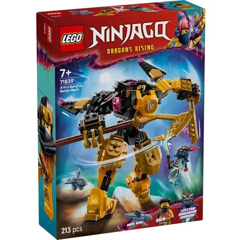 LEGO Ninjago Arin's Spinjitzu Battle Mech bouwset - 71839, 213 stuks