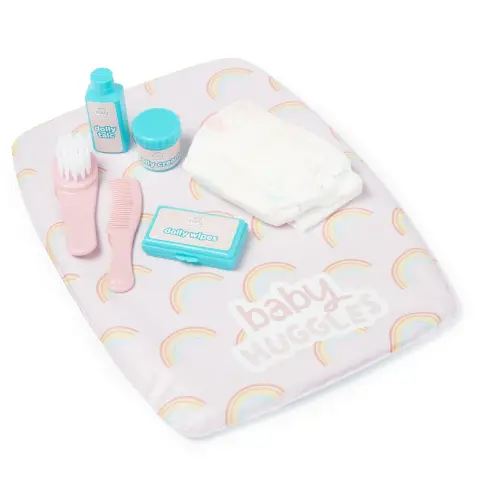 Baby Huggles Doll Changing Mat Set