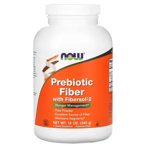 NOW Foods Prebiotic Fiber Digestive Support Powder - 340g