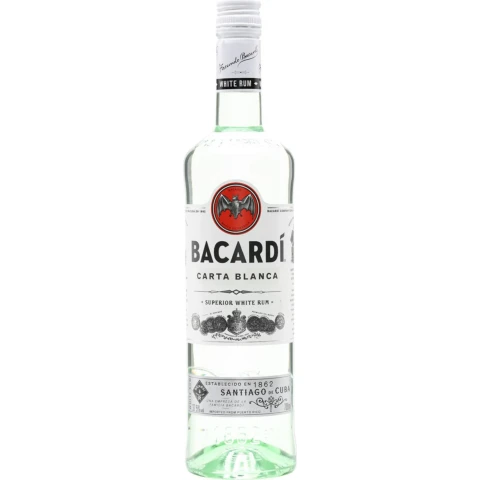 Bacardi Carta Blanca Rum 37,5% 0,70l