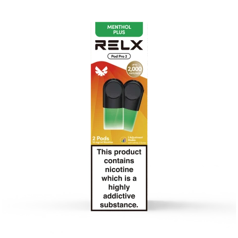RELX Menthol Plus Pre-filled 2 Pods Pack