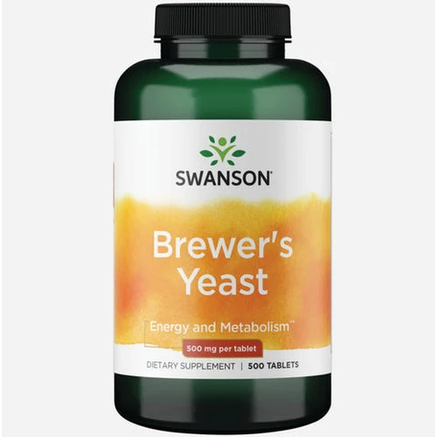 Swanson Levure de bière 500 mg - 500 comprimés