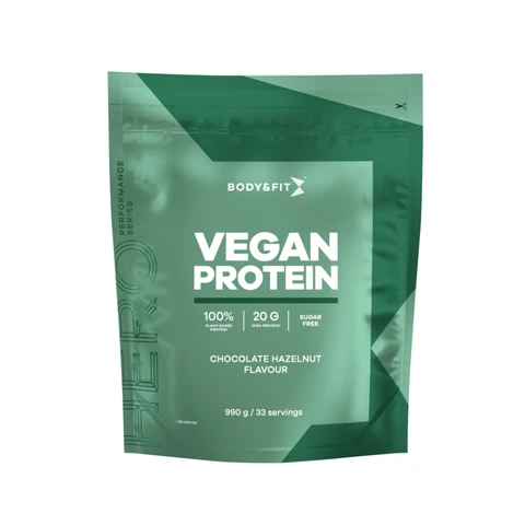 Body&Fit Vegan Protein Chocolate Hazelnut 990 grams (33 shakes)