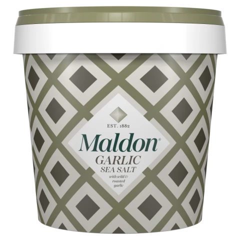 Maldon Sea Salt Flakes with Garlic - 500G