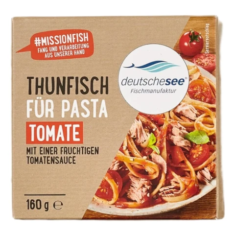 Deutsche See Thunfisch für Pasta Tomate 160g