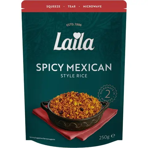 Laila Spicy Mexican Microwave Rice 250g