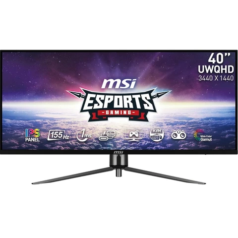 MSI MAG401QR monitor 101,6 cm (40") 3440 x 1440 pixels UltraWide Quad HD - Zwart