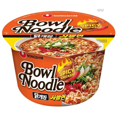 Nongshim Spicy Chicken Bowl Noodle 100g 农心辣鸡碗面100g