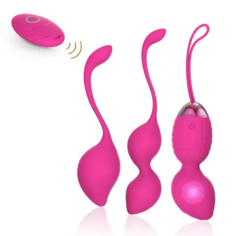 Moistor Smart Kegel Ball Set – Vibrationstraining mit 10 Frequenzen, IP65 Wasserdicht, Dreistufiges Progressives System, Limited Edition Pink, YAI66W-020