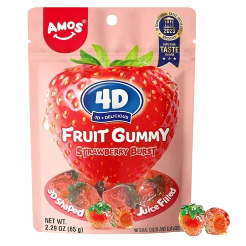 Amos 4D Fruit Strawberry Burst 65g