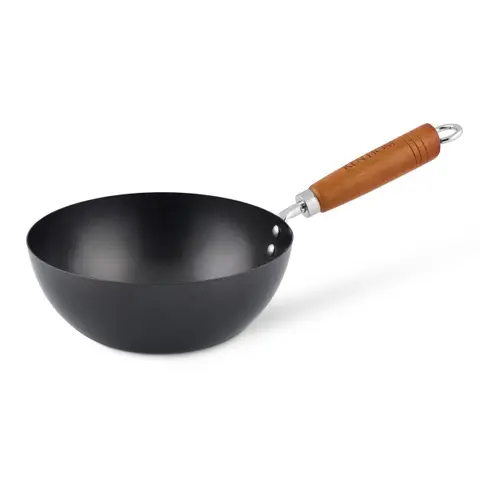 Ken Hom Classic Carbon Steel Mini Wok, 20cm