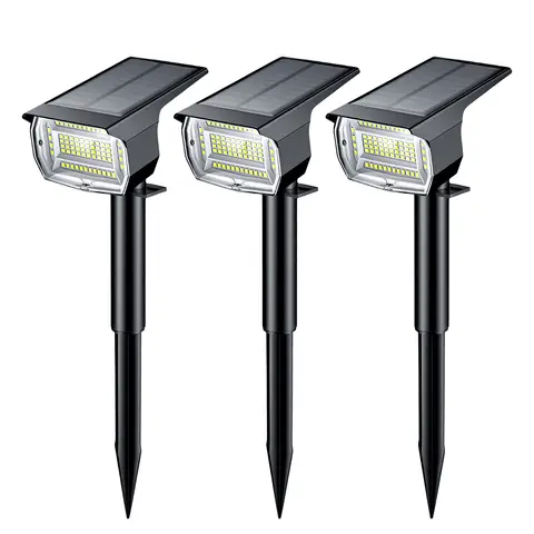 VIVREAL  72LED solar spotlight white light type 3-pack CPD-26, New Year Sale , Top gift picks