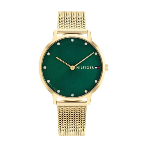 Tommy Hilfiger 1782668 Gold Plated Mesh Bracelet Watch