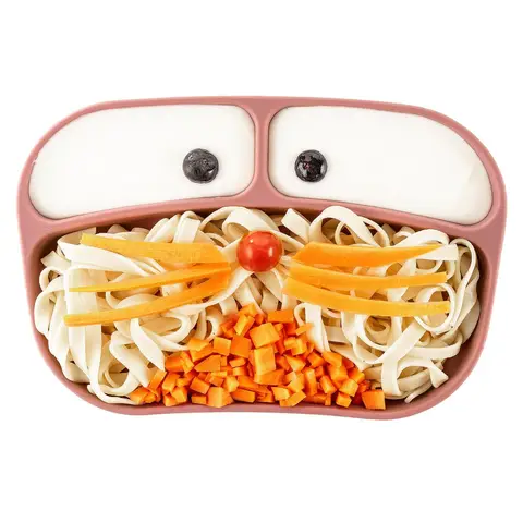 MiaMia Silikonteller - Rose