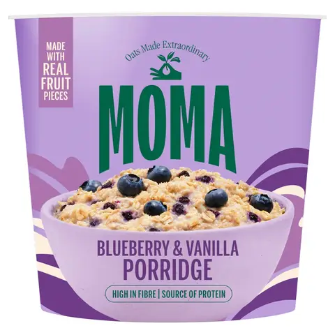 Moma Blueberry & Vanilla Porridge Pot 65g