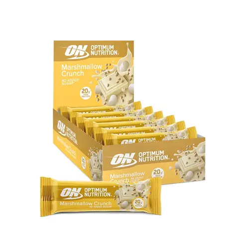 Optimum Nutrition marshmallow crunch reep 650 g (10 repen)