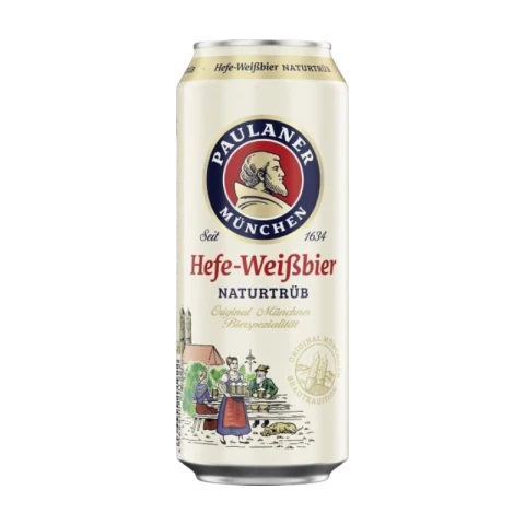 Paulaner Hefe-Weißbier naturtrüb Dose 0.5L