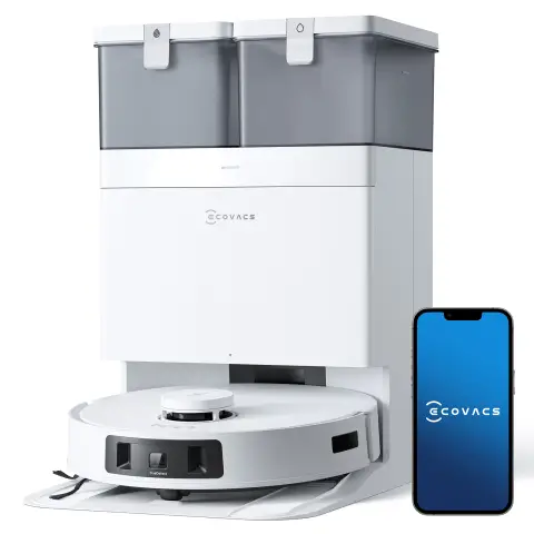 ECOVACS DEEBOT T30C Pro Omni GEN 2 Saug- und Wischroboter, 15.400Pa Saugkraft, Auto-Entleerungsstation, Heißlufttrocknung, 200min Laufzeit, ideal für Tierhaare & Teppiche (T30C PRO Iteration)