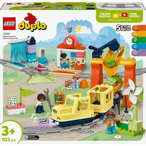 Lego 10428 Duplo Town Interactive Community Train