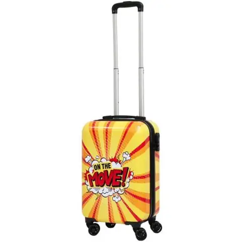 Excellent Houseware Reiskoffer met 360° Draaibare Wielen Speciaal Design 18 inch 27 l 51 x 33 x 21,5 cm