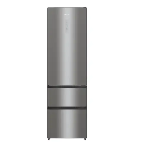 Hisense RM469N4ACEUK 200cm 70/30 No Frost Fridge Freezer - Stainless Steel - E Rated