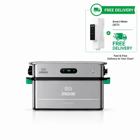 Zendure SolarFlow 2400 AC mit AB3000X Akkus, 5,76 kWh, kostenloser Smart Meter