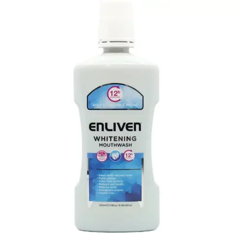 Enliven Mouthwash Whitening 500ml