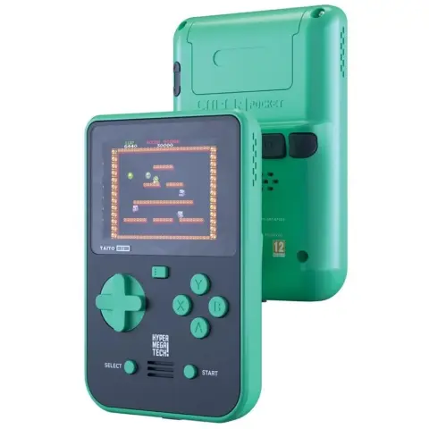 Taito Super Pocket Gaming-Handheld – 18 Spiele, Retro-Gaming