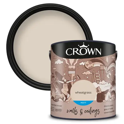 Crown Matt Emulsion Wheatgrass 2.5L