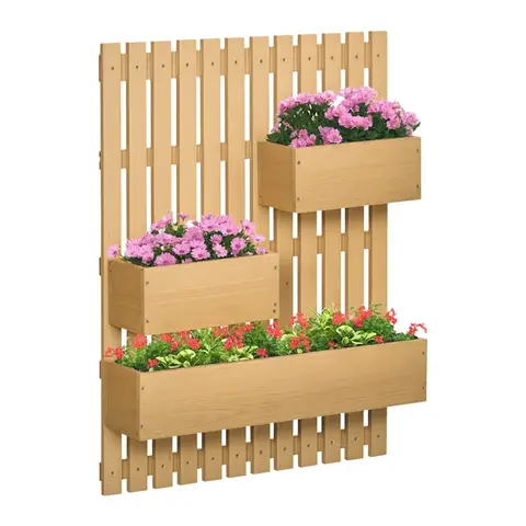 Knstliche Blumen- und Lichtspalier - LED Gartendekoration | Auenbereich