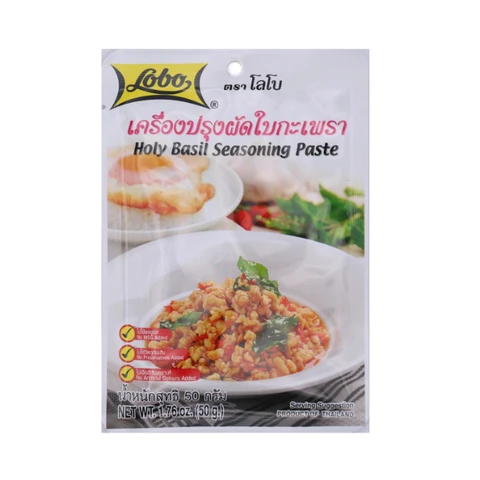 Lobo Thai Basil Paste Bag 50 G