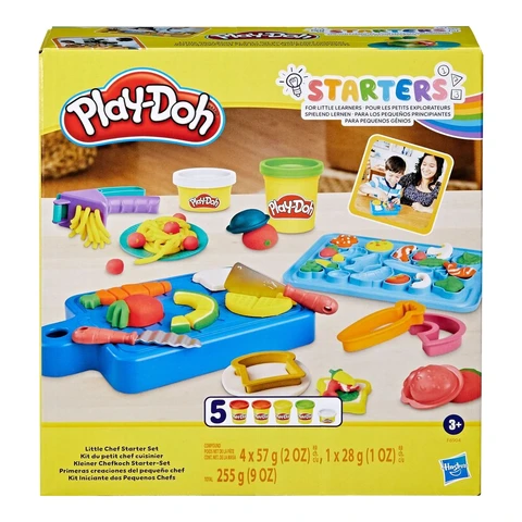 Play-Doh Kleiner Chefkoch Starter-Set mit 14 Küchen-Accessoires, Vorschulspielzeug