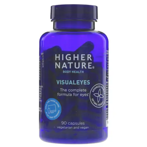 HIGHER NATURE - VisualEyes - Ideal For Long Screen Time Use - 90 CAPS
