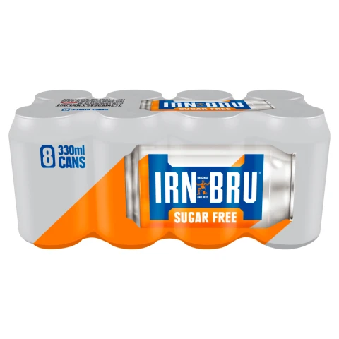 Irn Bru Sugar Free 8x330ml