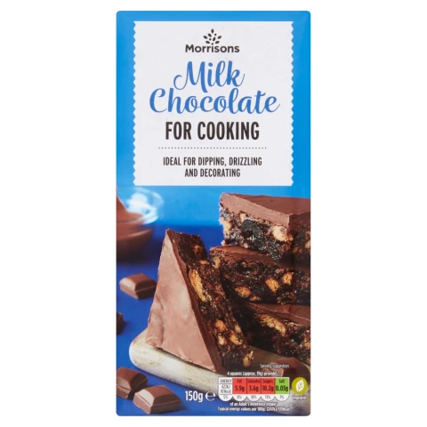 Morrisons Milk Cooking Chocolate 150G