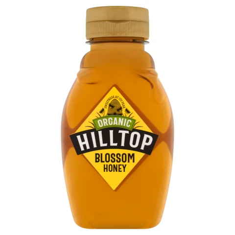 Hilltop Honey Organic Blossom Honey - 340G