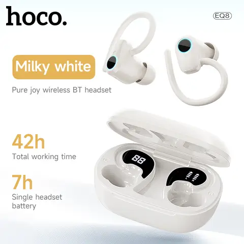 EQ8 Pure Joy In-Ear True Wireless BT Headset - Milky White