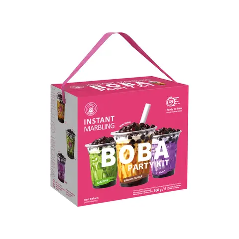 O's Bubble Tea Boba Partykit Mix Smaak 3 x 120 g