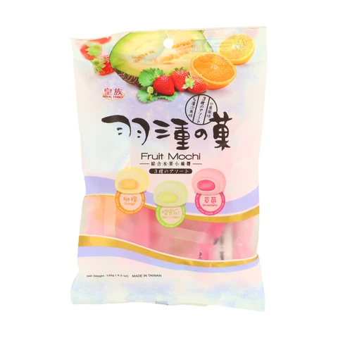 Royal Family Feather Triple Fruit Strawberry, Pomelo & Honeydew Melon 120g